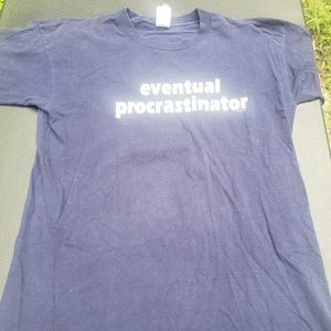 Vintage 90s Mens Comic T-shirt XL (Procrastinator)